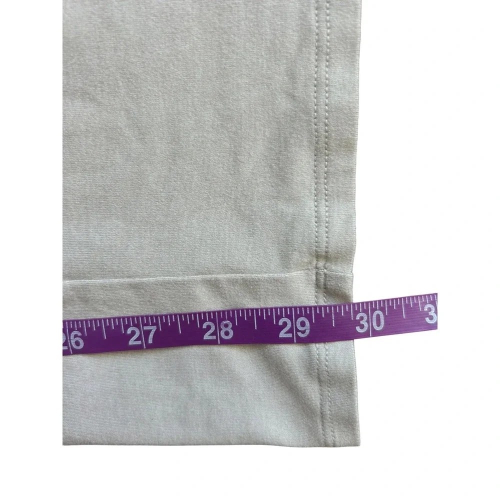Vuori Wide Leg Lounge Pants High Rise Drawstring Athleisure Beige VW4023 Women M